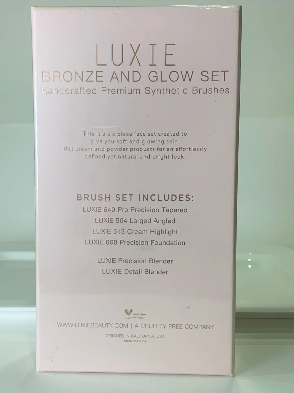 Luxie Bronze and Glow Set Rose Gold Collection